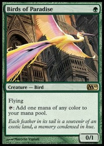Birds of Paradise - Magic 2010 (Rare) [M10-168]