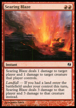 Searing Blaze - Duel Decks: Venser vs. Koth (Common) [DDI-67]