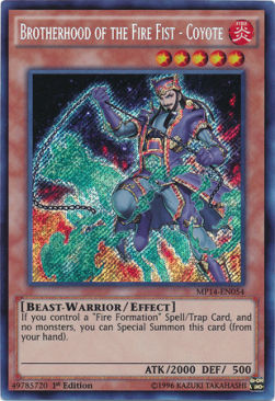 Brotherhood of the Fire Fist - Coyote - 2014 Mega-Tins Mega-Pack (Secret Rare) [MP14-054]