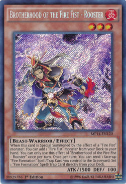 Brotherhood of the Fire Fist - Rooster - 2014 Mega-Tins Mega-Pack (Secret Rare) [MP14-120]