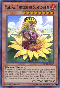 Mariña, Princess of Sunflowers - 2014 Mega-Tins Mega-Pack (Super Rare) [MP14-157]