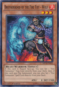 Brotherhood of the Fire Fist - Wolf - 2014 Mega-Tins Mega-Pack (Common) [MP14-012]