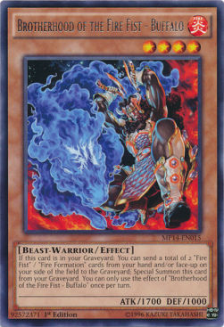 Brotherhood of the Fire Fist - Buffalo - 2014 Mega-Tins Mega-Pack (Rare) [MP14-015]