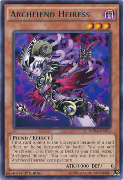 Archfiend Heiress - 2014 Mega-Tins Mega-Pack (Rare) [MP14-082]