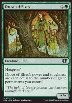 Drove of Elves - Commander 2014 (Uncommon) [C14-189]