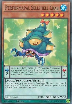 Performapal Sellshell Crab - 2017 Mega-Tin Mega Pack (Common) [MP17-002]