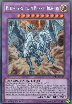 Blue-Eyes Twin Burst Dragon - 2017 Mega-Tin Mega Pack (Secret Rare) [MP17-056]
