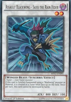 Assault Blackwing - Sayo the Rain Hider - 2017 Mega-Tin Mega Pack (Rare) [MP17-095]