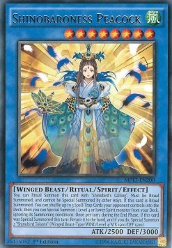 Shinobaroness Peacock - 2017 Mega-Tin Mega Pack (Rare) [MP17-200]