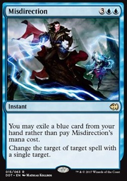 Misdirection - Duel Decks: Merfolk vs. Goblins (Rare) [DDT-15]