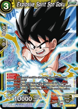 Explosive Spirit Son Goku (V.1 - Super Rare) - Cross Worlds (Super Rare) [BT3-088]
