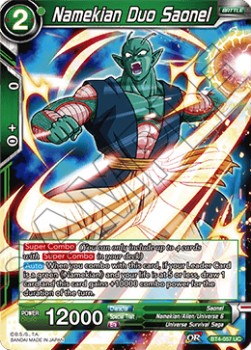 Namekian Duo Saonel - Colossal Warfare (Uncommon) [BT4-057]