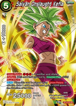 Saiyan Onslaught Kefla - Colossal Warfare (Super Rare) [BT4-019]