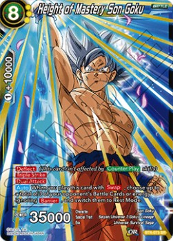 Height of Mastery Son Goku (V.1 - Super Rare) - Colossal Warfare (Super Rare) [BT4-075]