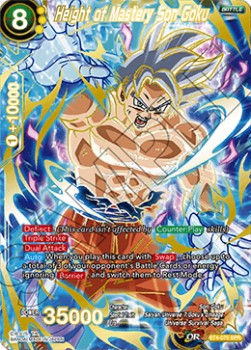 Height of Mastery Son Goku (V.2 - Special Rare) - Colossal Warfare (Special Rare) [BT4-075]