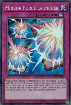 Mirror Force Launcher - Cybernetic Horizon (Super Rare) [CYHO-069]