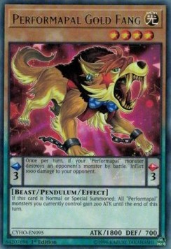 Performapal Gold Fang - Cybernetic Horizon (Rare) [CYHO-095]