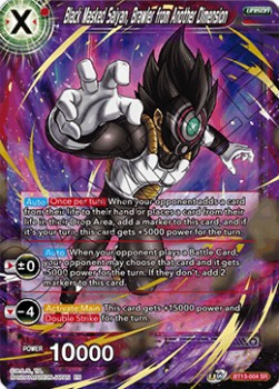 Black Masked Saiyan, Brawler from Another Dimension - Supreme Rivalry (Super Rare) [BT13-004]