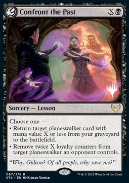 Confront the Past (V.2) - Strixhaven: School of Mages: Promos (Rare) [PSTX-67]