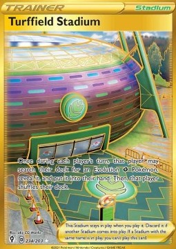 Turffield Stadium - Evolving Skies (Secret Rare) [EVS-234]
