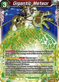 Gigantic Meteor - Saiyan Showdown (Super Rare) [BT15-030]