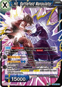 Hit, Battlefield Manipulator (V.1 - Super Rare) - Saiyan Showdown (Super Rare) [BT15-033]