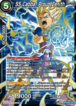 SS Cabba, Proud Zenith - Saiyan Showdown (Super Rare) [BT15-037]