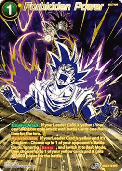 Forbidden Power (V.2 - Special Rare) - Saiyan Showdown (Special Rare) [BT15-119]