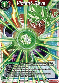 Violent Rays - Unnumbered Promos (Super Rare) [UP-BT11-030]