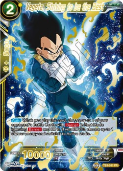 Vegeta, Striving to be the Best (V.2 - Feature Rare) - Mythic Booster (Feature Rare) [MB01-TB3-051]