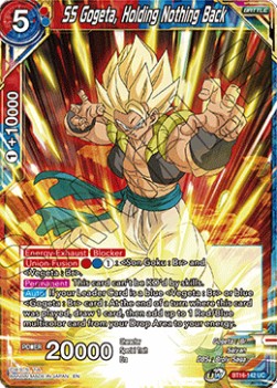 SS Gogeta, Holding Nothing Back - Realm of the Gods (Uncommon) [BT16-142]