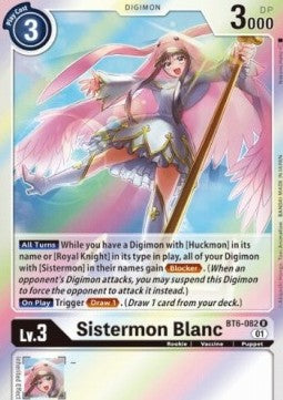 Sistermon Blanc (BT6-082) (V.1) - Double Diamond (Rare) [BT-06-BT6-082]