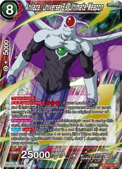 Anilaza, Universe 3´s Ultimate Weapon (V.1 - Super Rare) - Power Absorbed (Super Rare) [BT20-011]