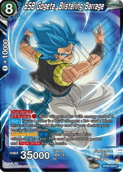 SSB Gogeta, Blistering Barrage (V.1 - Common) - Power Absorbed (Common) [BT20-034]