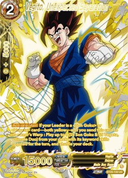 Vegito, Unexpected Separation (V.3 - Uncommon) - Power Absorbed (Uncommon) [BT20-100]