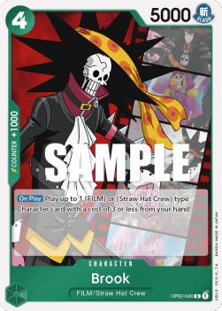 Brook (OP02-040) - Paramount War (Rare) [OP02-040]
