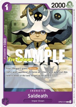 Saldeath (OP02-074) - Promos: Paramount War (Common) [OP02P-074]