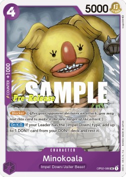 Minokoala (OP02-086) - Promos: Paramount War (Uncommon) [OP02P-086]