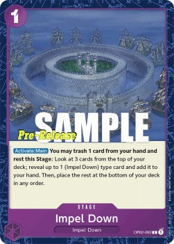 Impel Down (OP02-092) - Promos: Paramount War (Common) [OP02P-092]