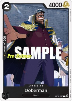 Doberman (OP02-107) - Promos: Paramount War (Common) [OP02P-107]