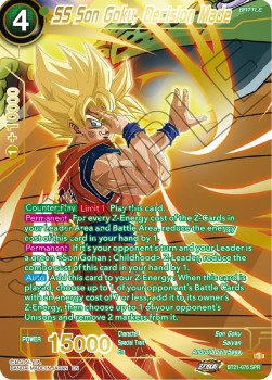 SS Son Goku, Decision Made (V.2 - Special Rare) - Wild Resurgence (Special Rare) [BT21-076]