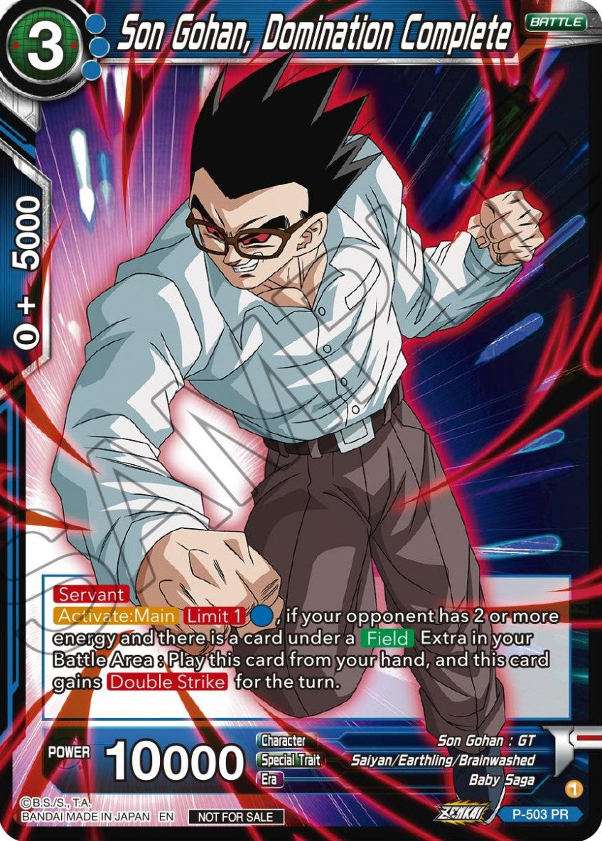 Son Gohan, Domination Complete - Promos (Promo) [P-503]