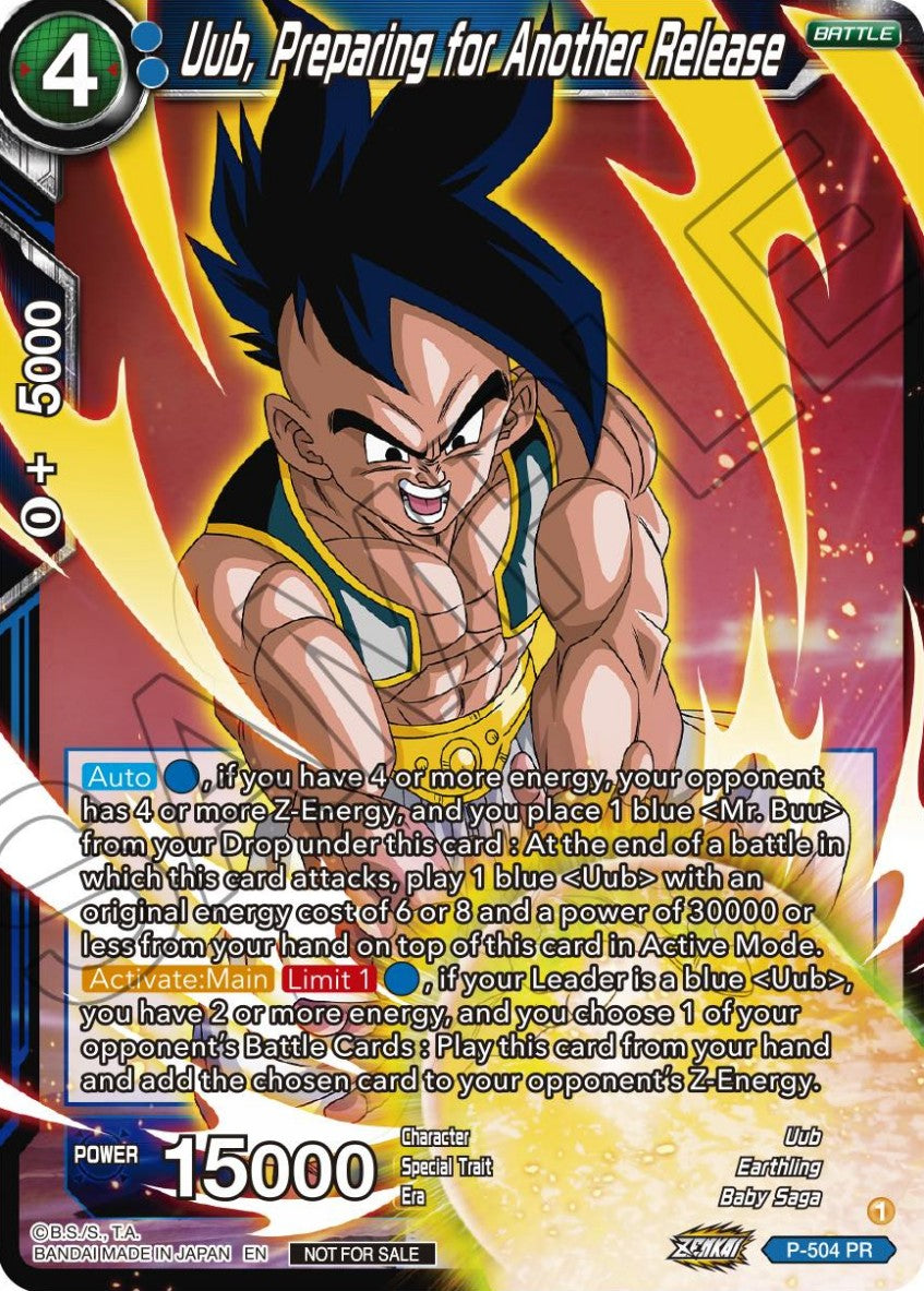 Uub, Preparing for Another Release - Promos (Promo) [P-504]