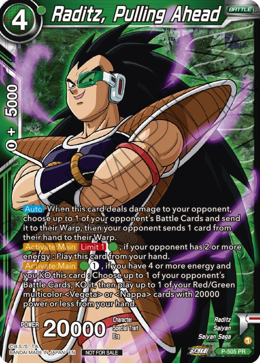 Raditz, Pulling Ahead (V.2 - Promo) - Promos (Promo) [P-505]