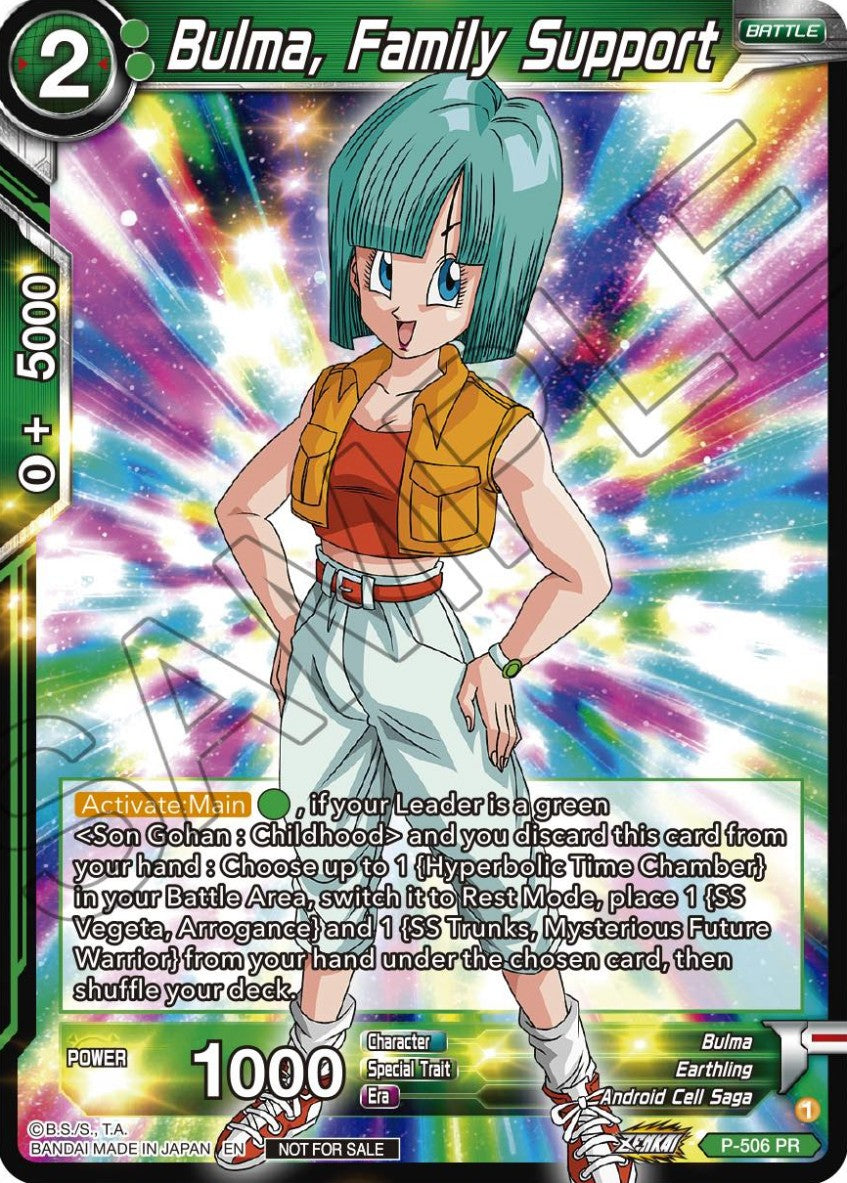 Bulma, Family Support - Promos (Promo) [P-506]