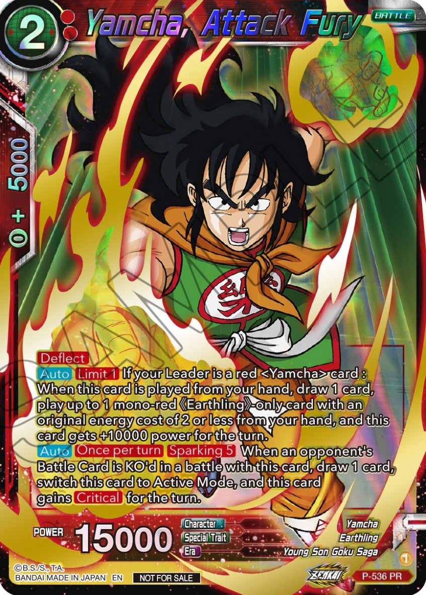 Yamcha, Attack Furry (V.2 - Promo) - Promos (Promo) [P-536]