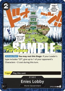 Enies Lobby (OP03-098) - Promos: Pillars of Strength (Common) [OP03P-098]