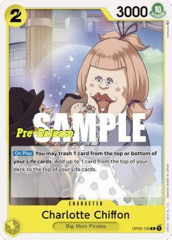 Charlotte Chiffon (OP03-109) - Promos: Pillars of Strength (Common) [OP03P-109]