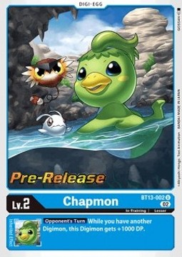 Chapmon (BT13-002) - Promos: Versus Royal Knights (Uncommon) [BT-13P-002]