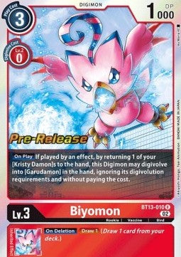 Biyomon (BT13-010) - Promos: Versus Royal Knights (Rare) [BT-13P-010]